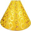 RDC 13" Round Yellow with Golden Polka Dots Designer Lamp Shade view 1