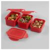 Ikea Fullastad Lunch Box (Red) Set of 3 view 2