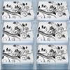 E-Retailer Waterproof PVC Floral Design Fridge Mat/Drawer Mat Set (Size: 12X17 inch, Set Content: Set of 6) view 1
