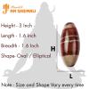 PANDIT NM SHRIMALI Narmadeshwar Shivling 3 Inch | Banalingam Natural Narmada River Stone for Jaldhari Yoni Base | Shiv Bana Linga for Abhishekam Home Pooja Temple Vastu | Smooth Ellipsoidal Shape view 2