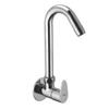 ZAP Pluto Light Chrome Kitchen Sink Cock | Deck Mount Kitchen Sink Tap | Hot or Cold Water Tap for Home | Easy-to-Use Modern Sink Tap view 1