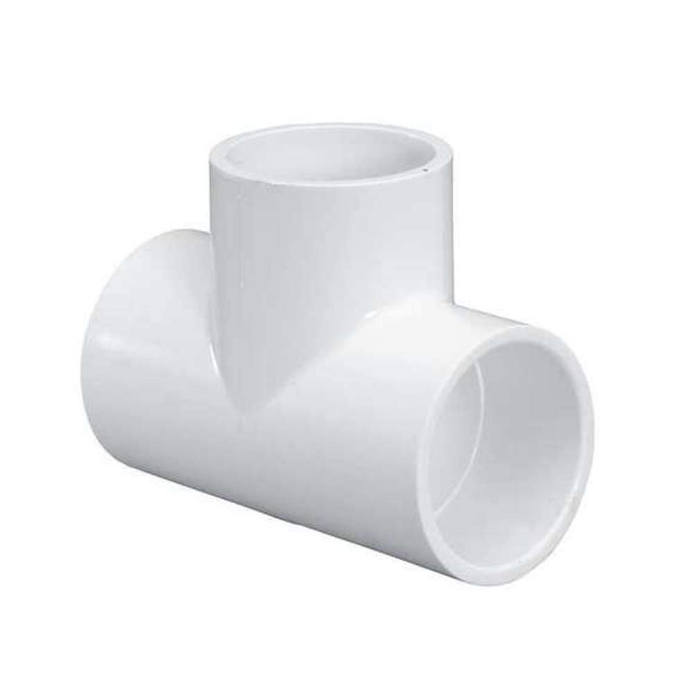 Prince UPVC Pipe Tee 1.1/4 Inch (Pack Of 10, White)