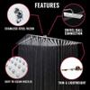 platinam 4x4 Inch Shower With 15inch Arm Stainless Steel Rain Shower (Combo Set) view 3