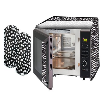 Stylista Microwave Oven Cover for Whirlpool 20 L Solo Magicook 20SW (Free Fridge/Oven/Wardrobe Handle Cover)