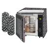 Stylista Microwave Oven Cover for Whirlpool 20 L Solo Magicook 20SW (Free Fridge/Oven/Wardrobe Handle Cover) view 1