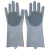 GLIVE (LABEL) Silicone Scrubbing Gloves, Scrub Cleaning Gloves with Scrubber for Dishwashing and Pet Grooming Hand Gloves - 1 Pair view 1