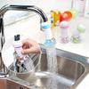 yutiriti Plastic Adjustable Faucet Nozzle Water Filter Saving Device for Bathroom and Kitchen (4.5x4.5x6 cm, Multicolour) view 1