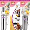 MARU 750ml Stainless Steel Oil Dispenser For Kitchen, Durable Oil Container With Handle, Leak-Proof Oil Can, Ideal cooking oil Bottle for daily use view 2