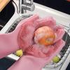 GLIVE (LABEL) Multi-Function Reusable Scrubber Cleaning Gloves with Bristles for Kitchen/Bathroom/Pet, 1 Pair view 3