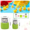 Electomania Pack of 9 Fruit Cutter Shapes Set, Shape Cutter for Food for Kids, Stainless Steel Kitchen Accessories Set for DIY Fun Food, Small Cookie Cutters, Vegetable Cutter Shapes (Style 1) view 2