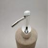 TOTO DEALS Oval Checks Shape Stone Liquid Soap Dispenser (350 ml, Sand Colour |Standard) view 3