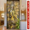 999STORE 3D Print Hall Wall Stickers Sheet roll Floral Flower Golden Flowers and Praying Hands Sitting Lady Mural Wallpapers for Walls (Vinyl Self Adhesive 24X36 Inches) NonW230889 view 3