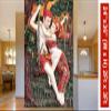 999Store 3D Print Latest Door Living room Bed Room Home Hall wall stickers Sheet roll wallpaper scenery Large Tree Man and Woman Sitting on Swing seat Mural wallpaper for living room ( Vinyl Self Adhesive 24X36 Inches ) NonW230969 view 2