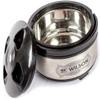 Zero To Infinity Store Stainless Steel Hot Meal Serving Insulated Wilson Casserole for roti chapati with Plastic Cover and Bottom Set of 1 2000ml view 2
