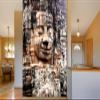 999STORE 3D Print Latest Door Living Room Bed Room Home Hall Wall Stickers Sheet roll murals for Living Stones Wall and Statue Mural 3D Wallpaper (Vinyl Self Adhesive 24X36 Inches) NonW230850 view 1