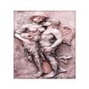999Store 3D Print Latest Door Living Room Bed Room Home Hall Wall Stickers Sheet roll murals for Living White Angel and Man Statue Mural wall papers for home ( Vinyl Self Adhesive 24X36 Inches ) NonW230874 view 2