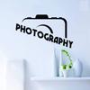 ISEE 360 Camera Photography Wall Stickers for Bedroom Stylish,Living Rooms,Office Vinyl Decals Color - Black (Size - Length 94 cm x Height 55 cm view 1
