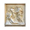 999STORE 3D Print Latest Door Living Room Bed Room Home Hall Wall Stickers Sheet roll Mural Wallpaper White Two Man and Jesus Mural Wallpaper for Wall (Vinyl Self Adhesive 24X36 Inches) NonW230911 view 2