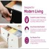 Godrej Furniture Lock I Nuvo Drawer Lock I with 2 Keys I Multipurpose Lock for Home & Office Drawers, Cupboards, Jewelry Box & Wooden Furniture I 25 mm I Silver Finish I 1 Year Warranty I Pack of 2 view 3