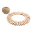 magicX Natural Bamboo Heavy Duty Cloth Pegs, Pins Pack of 40 view 2