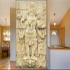 999Store 3D Print Latest Door Living room Bed Room Home Hall wall stickers Sheet roll 3d ganesha wallpapers for walls White Lord Ganesha Mural wallpaper for bedroom ( Vinyl Self Adhesive 24X36 Inches ) NonW230858 view 1