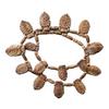 Vrindavan Lal Yogesh Kumar Wooden Tulsi Kanthi Mala with Radha NAM Pendal/Holy Basil Rosary for Pooja (Brown) view 2