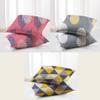 BSB Home Printed Cotton 105 TC 6 Piece Pillow Cover - 20 X 30 Inch, Blue, Pink & Green view 1