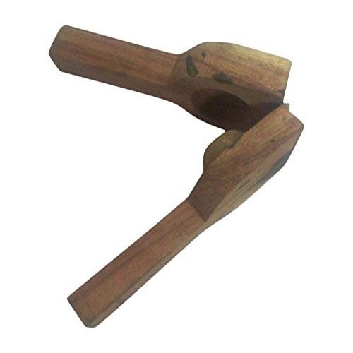 Anupam Enterprises Wooden Lemon Squeezer & Masher, Manual Citrus Lime Hand Juicer Press Squeeze for Lemonade and Dishwasher Safe