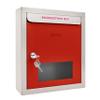 Plantex All in 1 Multipurpose Letter Box/Suggestion Box/Complaint Box/Donation Box with Lock Table Top or Wall Mount (Red & Ivory) view 1