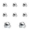 Penn Elcom Flight Case Medium Ball Corner (Set of 8) Top/Male | Zinc Finish | DJ/Audio/Sound Box (6.57 * 6.57 * 6.57 cm) Round Angle Edge | Case Protection with 3 Holes | Easy to Fit view 1
