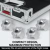 Penn Elcom Flight Case Medium Ball Corner (Set of 8) Top/Male | Zinc Finish | DJ/Audio/Sound Box (6.57 * 6.57 * 6.57 cm) Round Angle Edge | Case Protection with 3 Holes | Easy to Fit view 2