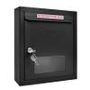 Plantex All in 1 Letter Box/Multipurpose Box- Suggestion Box/Complaint Box/Post Box/Donation Box/Letter Box for Home gate and Office with Keylocks - Table Top, Wall Mounted - GI Steel (Black) view 1