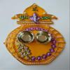 PRAHLL Acrylic Pooja Thali Set (Bowl: 7 x 3.5 inch, Orange) view 1