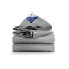 TUFFPAULIN 9FT X 12 FT 120 GSM Silver Tarpaulin Tirpal Tadpatri Tharpai Thadika, Extra Strong, Reinforced Eyelets, UV Resistant, 100% Waterproof Virgin, 6 Layer MLCL 3D Rib Technology-1 No. view 1