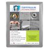 TUFFPAULIN 9FT X 12 FT 120 GSM Silver Tarpaulin Tirpal Tadpatri Tharpai Thadika, Extra Strong, Reinforced Eyelets, UV Resistant, 100% Waterproof Virgin, 6 Layer MLCL 3D Rib Technology-1 No. view 2