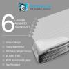 TUFFPAULIN 9FT X 12 FT 120 GSM Silver Tarpaulin Tirpal Tadpatri Tharpai Thadika, Extra Strong, Reinforced Eyelets, UV Resistant, 100% Waterproof Virgin, 6 Layer MLCL 3D Rib Technology-1 No. view 4