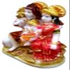 Love Kart Lord Shiv Parivar Shiva Parvati Ganesha Murti Idol Marble Look Statue Spiritual Figurine Religious Pooja God/Home Decor/Temple Decorative Showpiece (11 cm, Multicolour) view 2