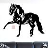 ISEE 360Black Horse Lifting Hoof Animal Wall Sticker for Home Wall Decal Vinyl Sticker (Black) L X H 54 X 44 CM view 1