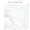 PAPER PLANE DESIGN Letterhead Decorative Design Double Sided Printer Friendly Marble Stationery Paper, A4 Size Sheets - Pack of 100 view 2