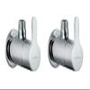Aquieen Full Brass Heavy Angle Stop Valve with Wall Flange (2) view 2