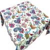 Miyanbazaz Textiles Table Cloth Cotton Table Cover Floral Print Dining Tablecloth Tea/Coffee Table Cover Center Table Cover Hotel Table Cover (50 x 50 Inch) view 4