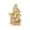Pick End Now Statue of Brass Kubera Maharaj for Success and Wealth Idol | Showpiece for Home Dcor & Office Decorative, Product Dimensions - 1 x 0.5 x 2In, 250gm view 2