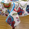 AROHI International Floral Square Cotton Table Cover 4, 6 Seater (Multicolour, 48 x 48 Inch) view 2