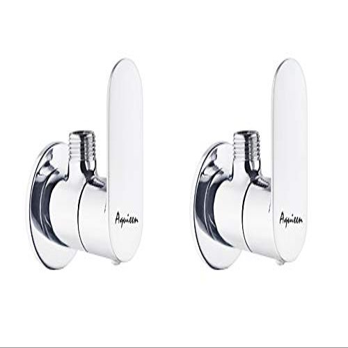 Aquieen Wall Mounted Brass Angle Valve With Wall Flange (Cuff) (2)