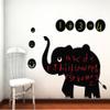Chalkboard Sticker -Sticker Hub Elephant Removable Blackboard Dust Free Wall Sticker - PVC Vinyl 41Cm X 51Cm DKCS004 view 1