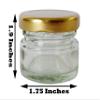 Feliz Set Of 12 Small 32 ml Glass Mason Jars with Air Tight Cap Multi Purpose Jar/Pickle Jar view 2