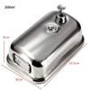 TOTO DEALS Wall Mounted Stainless Steel Liquid Soap and Shampoo Dispenser with Push Button, 500 ml (Standard Size, Chrome) view 4