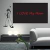 Chalkboard Sticker -Sticker Hub Chalkboard Removable Blackboard Dust Free Wall Sticker - PVC Vinyl 17Cm X 40Cm DKCS036 view 1