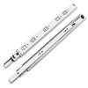 Met Craft Cold Rolled Steel Telescopic Drawer Channel/Runner (Gold) 12 Inch (300 mm) with 2 Ball Bearing Weight Capacity Upto 45 Kg Pack of 3 Pair (Silver) view 2