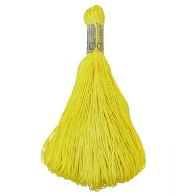 Embroiderymaterial Nylon Jewelry Cord for Craft and Jewellery Making(1Roll, Lime Yellow), 1 Count